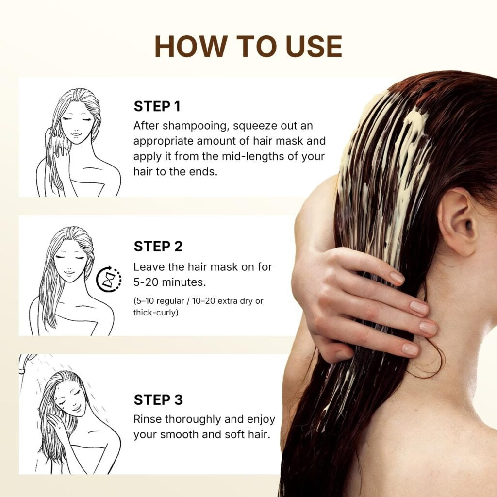 Karseell Collagen Hair Treatment Deep Repair Conditioning Argan Oil Collagen Hair Mask Essence for Dry Damaged Hair All Hair Types 16.90 oz 500ml-2 Bottles